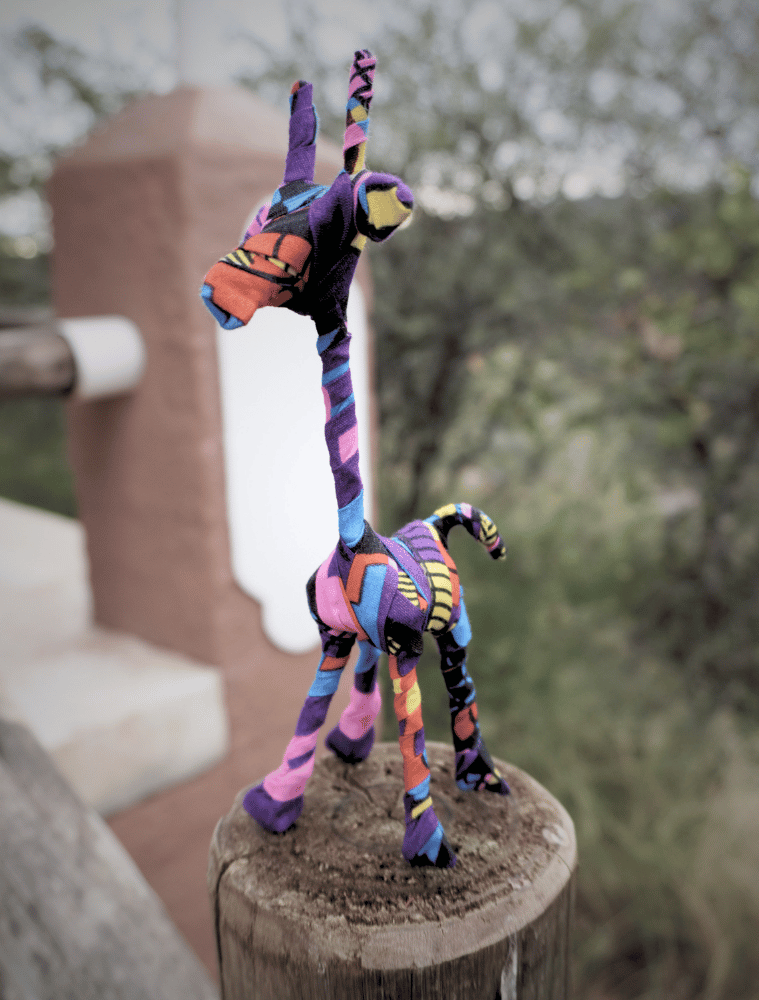 Afrikanische Kunst "Deco Animal" – Giraffe