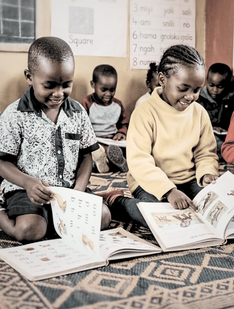 Fülle die Bibliothek der Kids